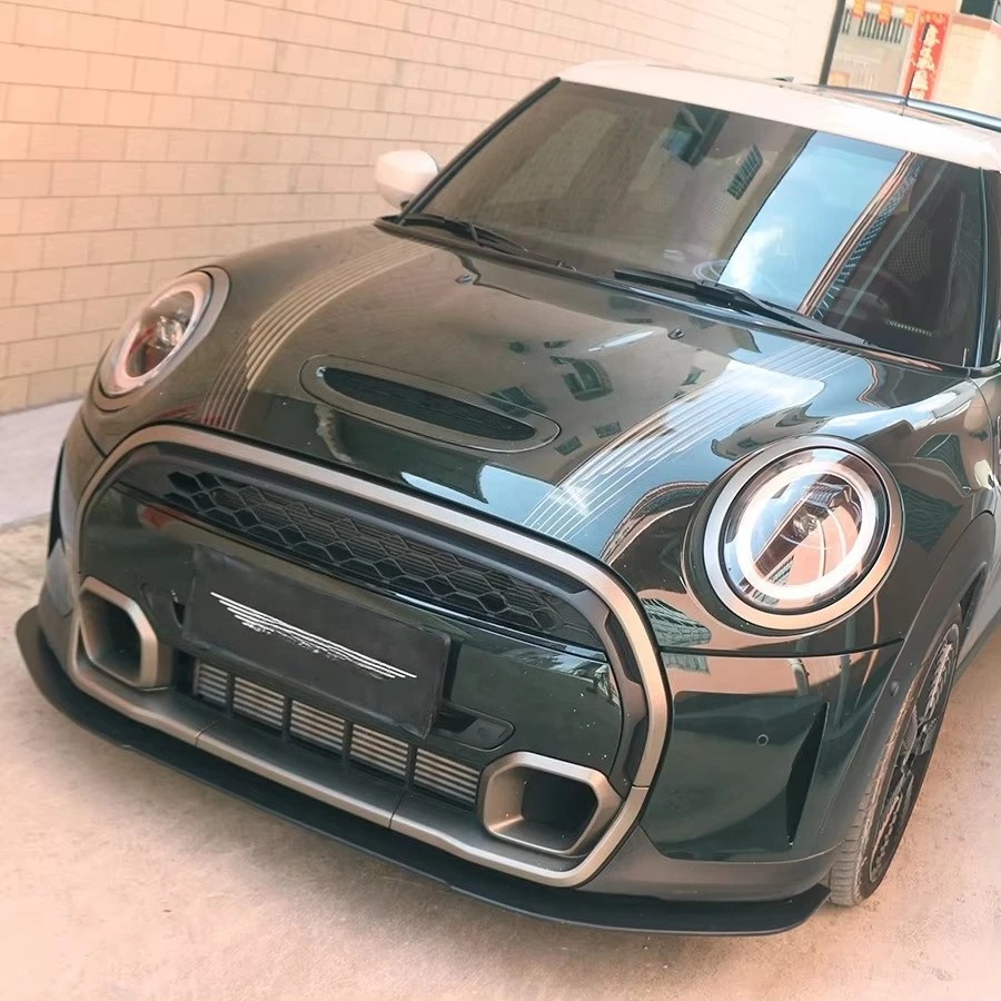 2021-2023 Mini Cooper S F55/F56/F57 AC Style Front Lip Splitter New Fine Textured Black 100% Fit Bumper